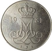10 Øre - Margrethe II obverse image