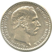 25 Øre - Christian IX obverse image