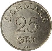 25 Øre - Frederik IX reverse image