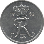 25 Øre - Frederik IX obverse image
