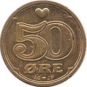 50 Øre reverse image