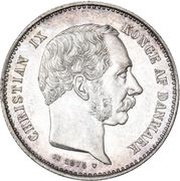 1 Krone - Christian IX Pattern obverse image