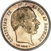 1 Krone - Christian IX obverse image
