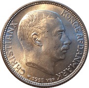 1 Krone - Christian X obverse image