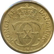 1 Krone - Christian X obverse image
