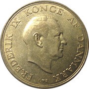 1 Krone - Frederik IX obverse image