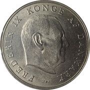 1 Krone - Frederik IX obverse image