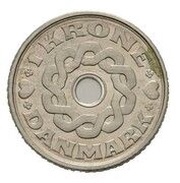 1 Krone - Margrethe II Pattern, Denmark, 1984 reverse image