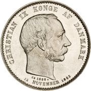 2 Kroner - Christian IX Anniversary of Reign obverse image