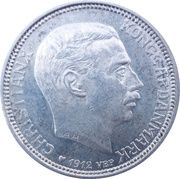 2 Kroner - Christian X Death of Frederik VIII obverse image