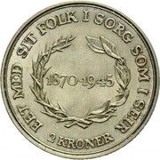2 Kroner - Christian X King's Birthday reverse image
