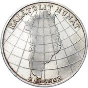 2 Kroner - Frederik IX Greenland Campaign reverse image