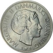 5 Kroner - Margrethe II obverse image