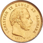 10 Kroner - Christian IX obverse image
