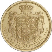 10 Kroner - Frederik VIII reverse image