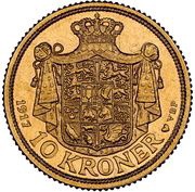 10 Kroner - Christian X reverse image