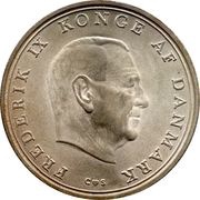 10 Kroner - Frederik IX Wedding of Princess Benedikte obverse image