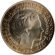 10 Kroner - Margrethe II Throne Accession obverse image