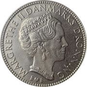 10 Kroner - Margrethe II 1st portrait obverse image