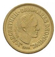 10 Kroner - Margrethe II Pattern obverse image