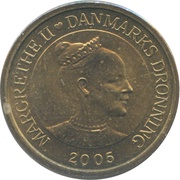 10 Kroner - Margrethe II 4th portrait; Ugly Duckling obverse image