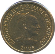 10 Kroner - Margrethe II 4th portrait; Little Mermaid obverse image