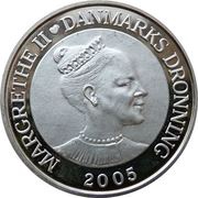 10 Kroner - Margrethe II Little Mermaid - Silver Issue obverse image