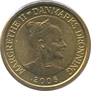 10 Kroner - Margrethe II 4th portrait; The Shadow obverse image