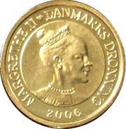 10 Kroner - Margrethe II 4th portrait; Snow Queen obverse image
