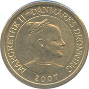 10 Kroner - Margrethe II 4th portrait; Polar Bear obverse image