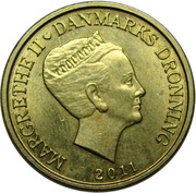 10 Kroner - Margrethe II 5th portrait obverse image