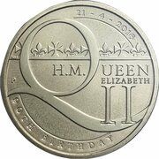 1 Dollar - Elizabeth II 4th Portrait - 90th Birthday Queen Elizabeth II, Australia, 2016 reverse image
