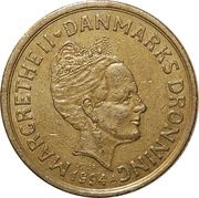 20 Kroner - Margrethe II 3rd portrait obverse image