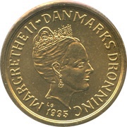 20 Kroner - Margrethe II 3rd portrait; Prince Joachims Wedding obverse image