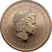 1 Dollar - Elizabeth II 4th Portrait - Dirk Hartog Australian Landing obverse image