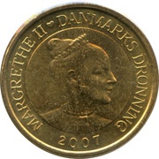 20 Kroner - Margrethe II 4th portrait; Vædderen obverse image