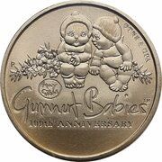 1 Dollar - Elizabeth II 4th Portrait - Gumnut Babies, Australia, 2016 reverse image