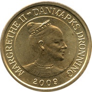 20 Kroner - Margrethe II 4th portrait; Fyrskib XVII obverse image