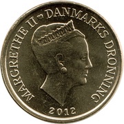 20 Kroner - Margrethe II Kong Frederik IX Ferry obverse image