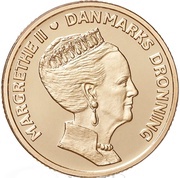 20 Kroner - Margrethe II Queen Margrethe II's 80th birthday obverse image