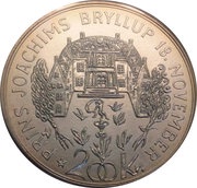 200 Kroner - Margrethe II Wedding of Prince Joachim, Denmark, 1995 reverse image