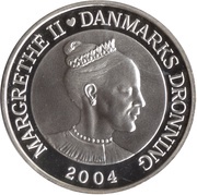 200 Kroner - Margrethe II 4th portrait; Crownprince Wedding obverse image