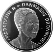 500 Kroner - Margrethe II 75th Birthday obverse image