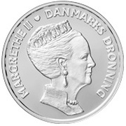 500 Kroner - Margrethe II Queen Margrethe II's 80th birthday obverse image