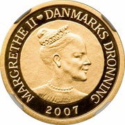 1000 Kroner - Margrethe II 4th Portrait - Polar Year obverse image