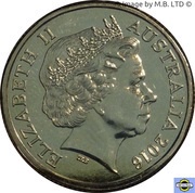 1 Dollar - Elizabeth II 4th Portrait - Australia's First Mints obverse image