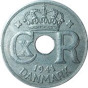 10 Øre - Christian X obverse image
