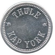 5 Øre Thule-Kap York; without center hole obverse image