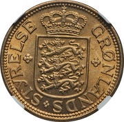 50 Øre - Christian X obverse image