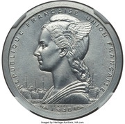 1 Franc Piedfort Essai obverse image